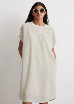 Kleid relaxed mit Crinkle-Struktur