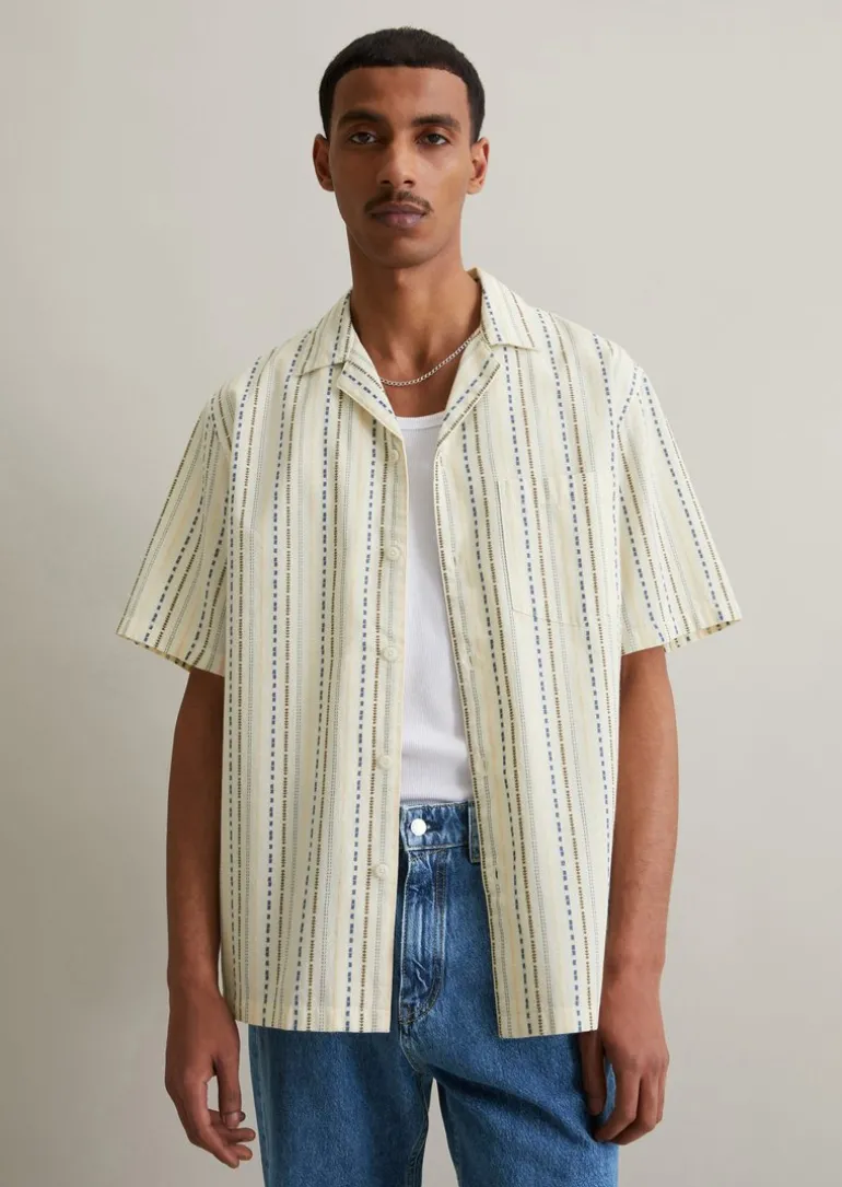 Kurzarm-Hemd regular aus reiner Bio-Baumwolle