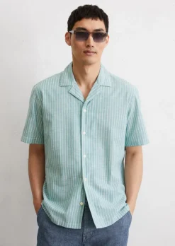 Kurzarm-Hemd regular aus reiner Bio-Baumwolle