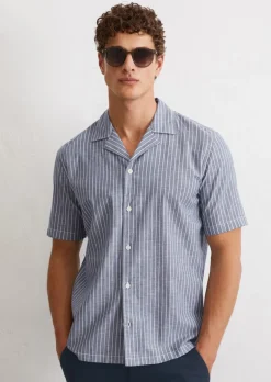 Kurzarm-Hemd regular aus reiner Bio-Baumwolle