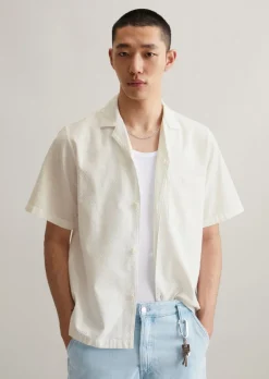 Kurzarm-Hemd regular mit feiner Struktur