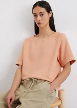 Kurzarm-Sweatshirt loose aus Organic Cotton