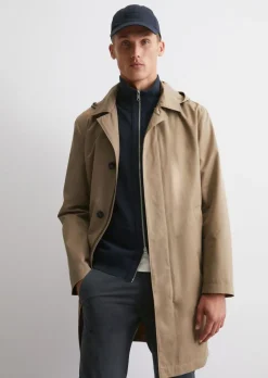 Kurzmantel regular mit abnehmbarer Kapuze