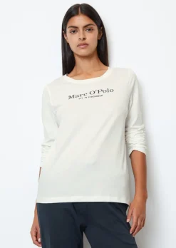 Langarm-Lounge-Shirt aus Bio-Baumwoll-Jersey