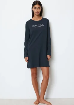 Langarm-Lounge-Shirt aus reiner Bio-Baumwolle