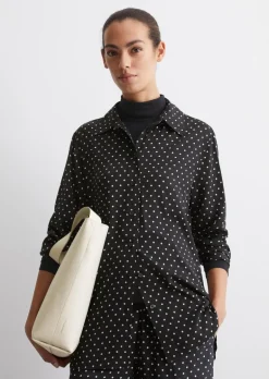 Lange Bluse regular aus LENZING™ ECOVERO™