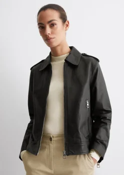 Lederjacke regular aus softem Lammleder