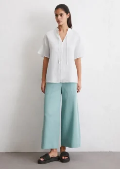 Leinenbluse relaxed aus leichter Qualität