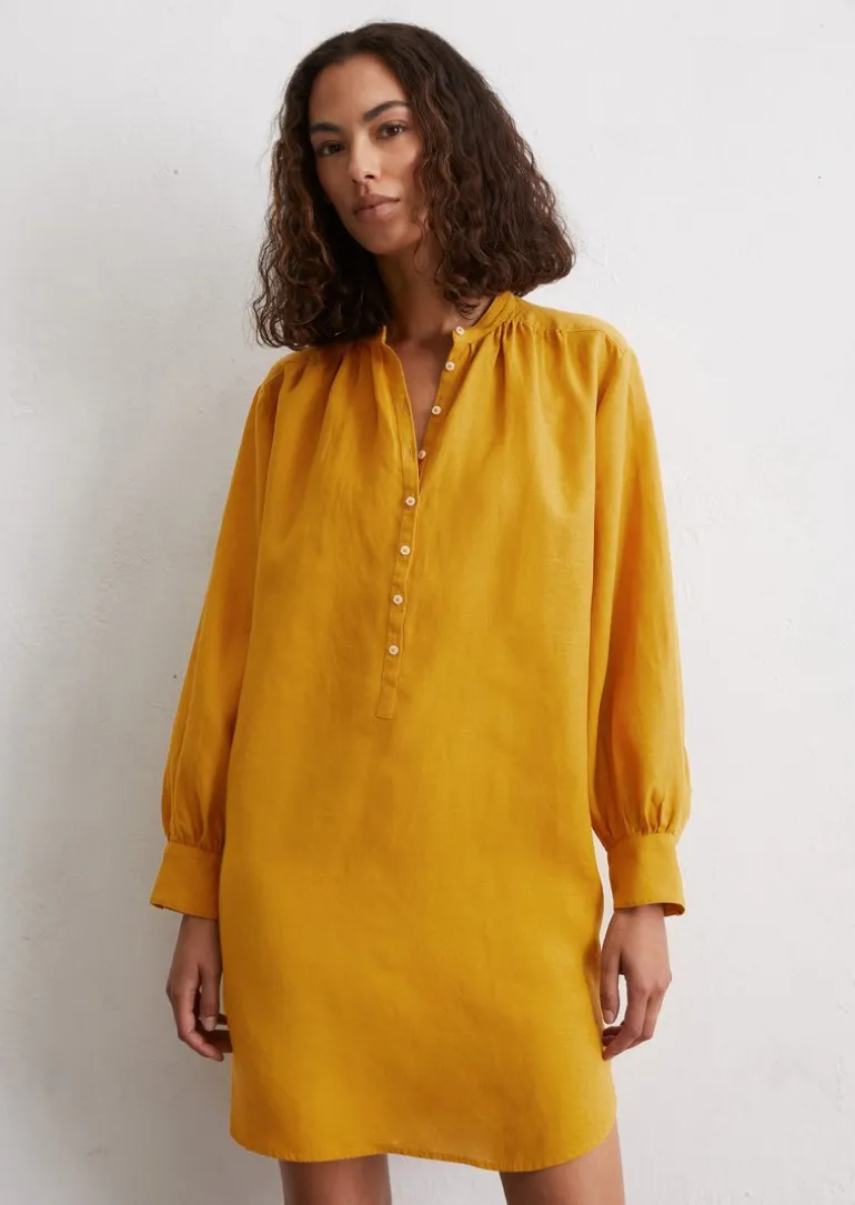 Leinenkleid relaxed aus leichter Qualität