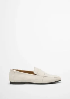 Loafer aus weichem Velours-Rindleder