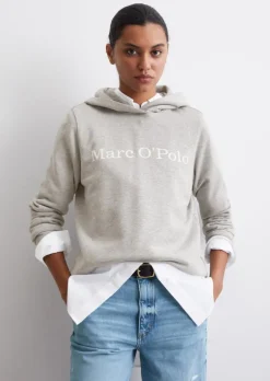 Logo-Kapuzensweatshirt relaxed aus Organic Cotton