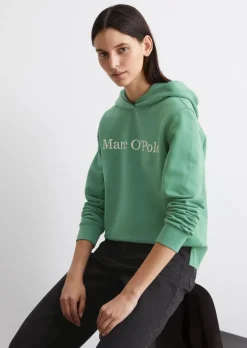 Logo-Kapuzensweatshirt relaxed aus Organic Cotton
