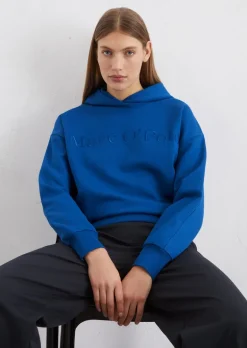 Logo-Kapuzensweatshirt relaxed aus Organic Cotton