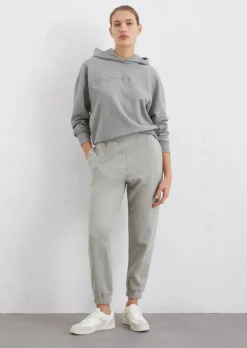 Logo-Kapuzensweatshirt relaxed aus Organic Cotton