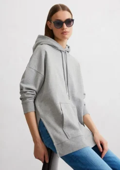 Logo-Kapuzensweatshirt relaxed aus Organic Cotton