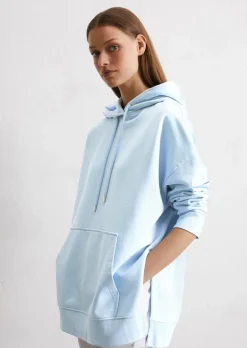 Logo-Kapuzensweatshirt relaxed aus Organic Cotton