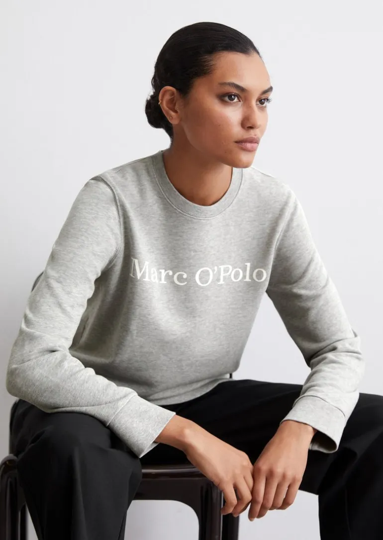 Logo-Sweatshirt regular aus Organic Cotton