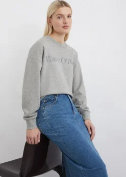 Logo-Sweatshirt relaxed aus Organic Cotton