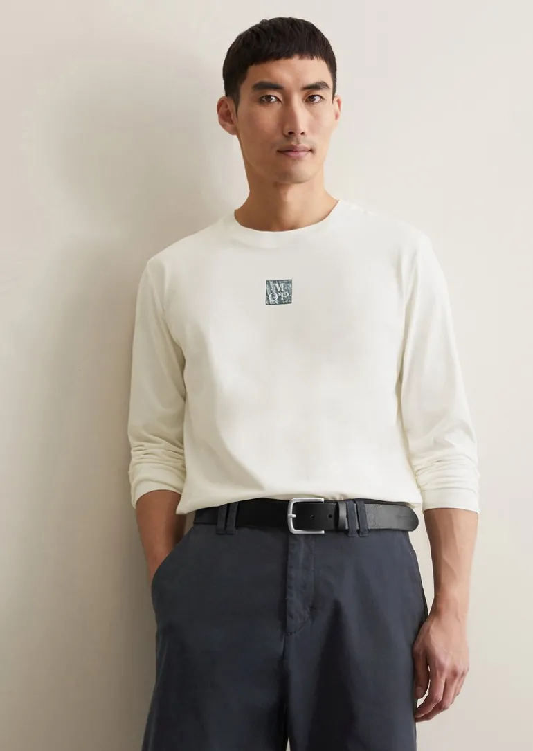 Longsleeve shaped aus reiner Bio-Baumwolle