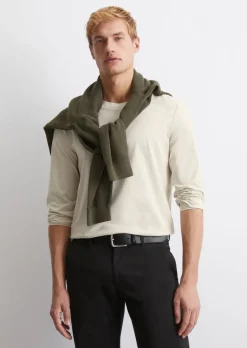 Longsleeve shaped aus reiner Bio-Baumwolle