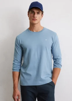 Longsleeve shaped aus reiner Bio-Baumwolle