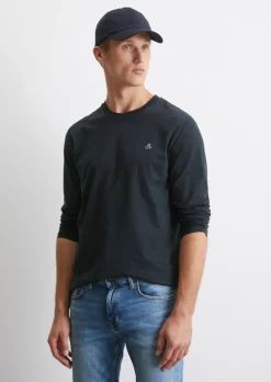 Longsleeve shaped aus reiner Bio-Baumwolle