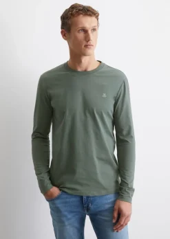 Longsleeve shaped aus reiner Bio-Baumwolle