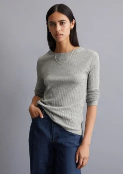 Longsleeve slim aus Organic Cotton