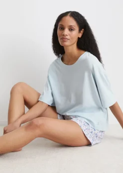 Lounge-Cropped-Top aus reiner Bio-Baumwolle