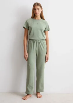 Lounge-Hose aus schwerem Bio-Baumwoll-Jersey