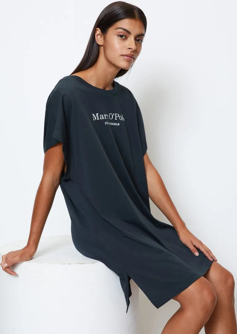 Lounge-Longshirt aus reiner Bio-Baumwolle