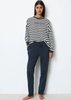 Lounge-Pyjama-Set aus softem Bio-Baumwoll-Jersey