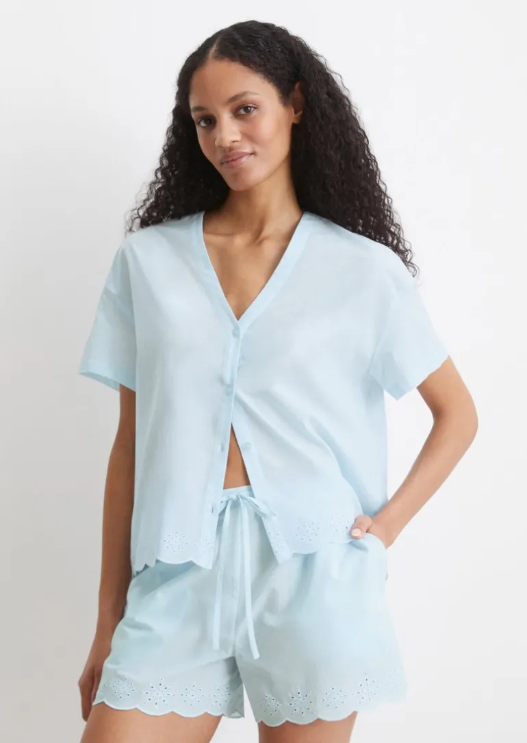 Lounge-Shorts aus reiner Bio-Baumwolle