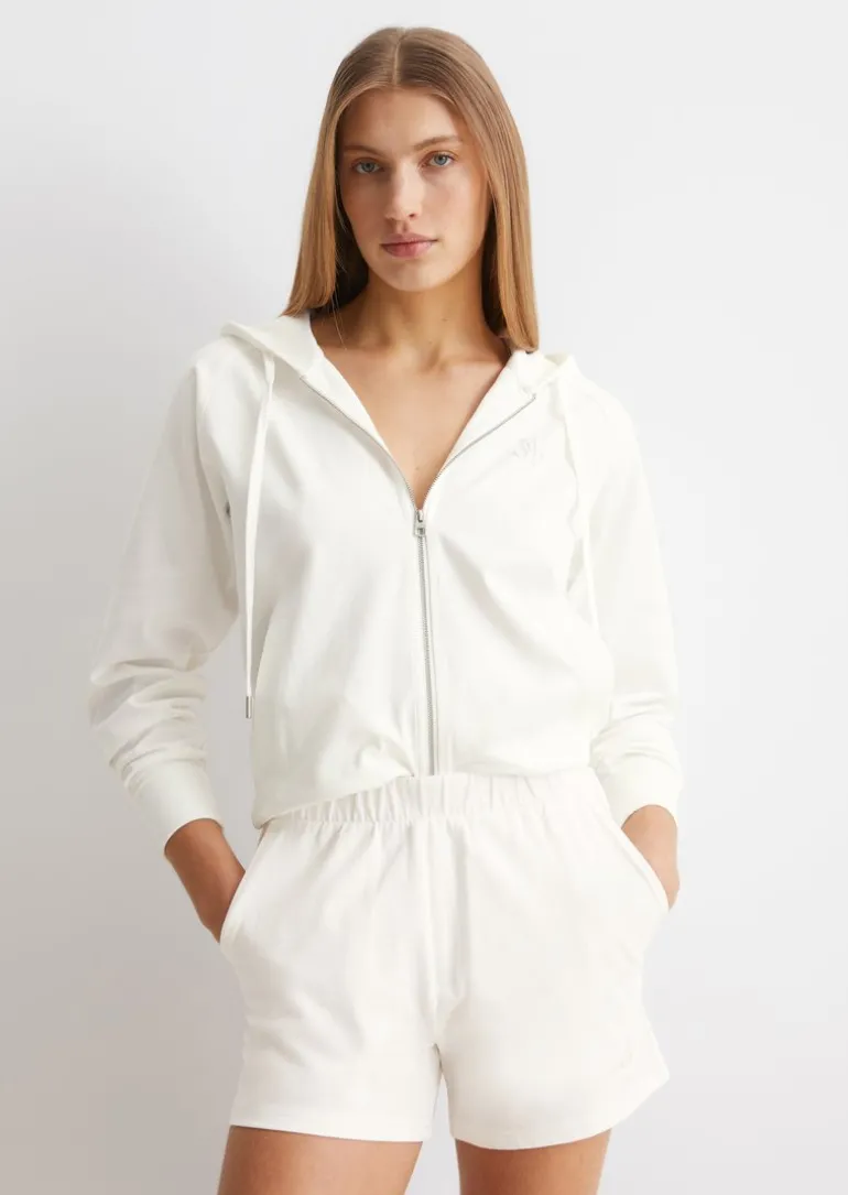 Lounge-Shorts aus schwerem Bio-Baumwoll-Jersey