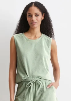 Lounge-Top aus weichem Frottee