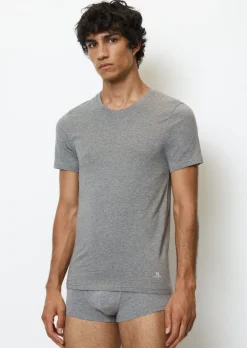 Lounge-T-Shirt mit Rundhalsausschnitt im 2er Set