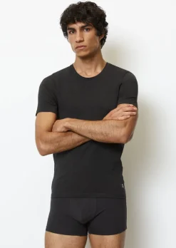 Lounge-T-Shirt mit Rundhalsausschnitt im 2er Set