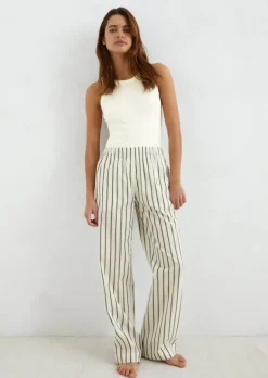 Marc O'Polo x SOPHIA ROE Lounge-Hose mit lockerem, geradem Bein