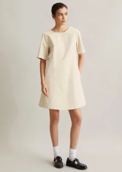 Mini-Jeanskleid relaxed aus Rigid Denim ohne Elasthan