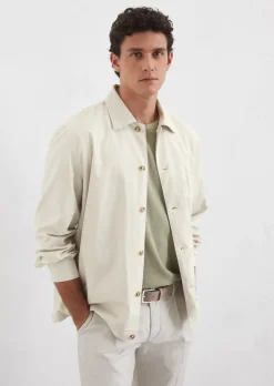 Overshirt aus Bio-Baumwoll-Leinen-Mix