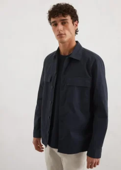 Overshirt aus Bio-Baumwoll Mix