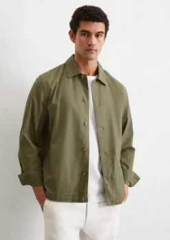 Overshirt aus Bio-Baumwoll-Leinen-Mix