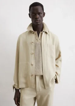 Overshirt aus edlem Leinen-Viskose-Mix