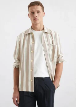 Overshirt aus stabilem Bio-Baumwoll-Mix