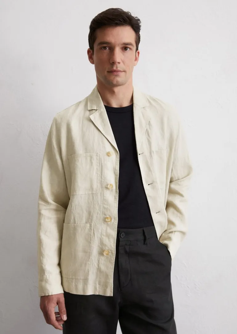 Overshirt im Blazer-Stil mit zwei Brusttaschen