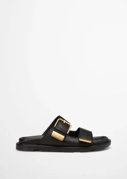 Pantolette aus edlem Rindleder