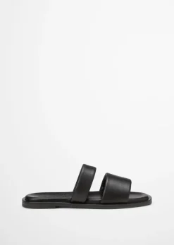 Pantolette aus edlem Rindleder