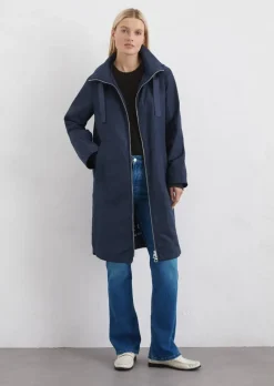 Parka regular aus recyceltem Polyester-Canvas