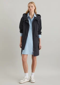 Parka relaxed aus wasserabweisendem Polyester