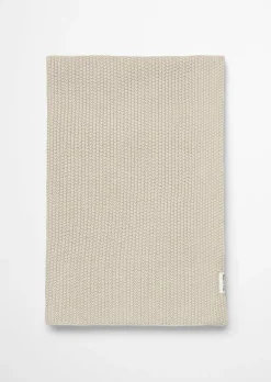 Plaid Model Nordic Knit aus reiner Bio-Baumwolle